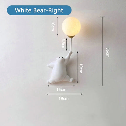 Applique murale 3D dessin animé pour décoration chevet fille — LZ4X9P2