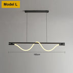 Suspension 160cm / Acier inoxydable / Blanc chaud (2700-3500K)