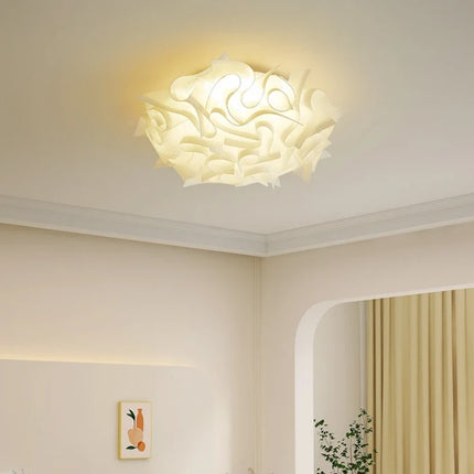 Plafonnier LED dimmable en forme de fleur avec télécommande en PVC — LZ4X7Q9