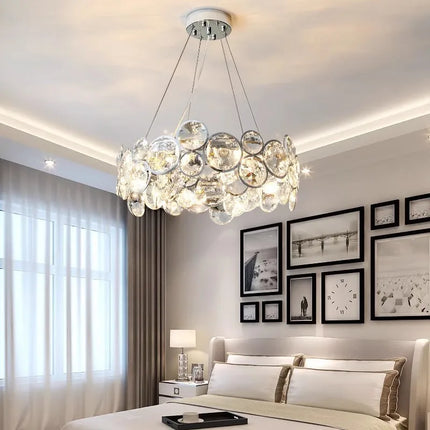 Lustre en cristal style nordique pour intérieur luxueux — LZ4X9T