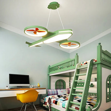 Plafonnier avion nordique dimmable pour chambre d’enfants — LZ4X9P2