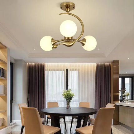 Lustre suspension nordique post-moderne style américain simple — LZ4X9P