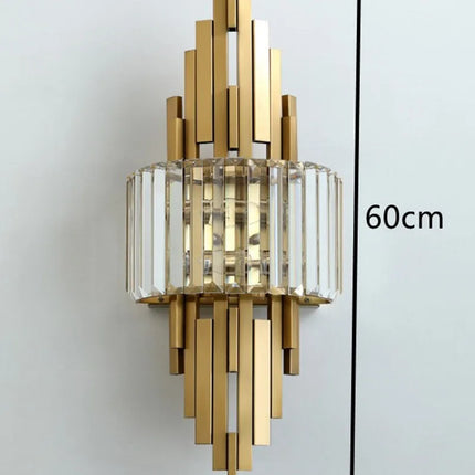 Applique murale moderne avec abat-jour en cristal brillant — LZ4X9P2Q
