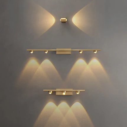 Applique murale à projection de lumières chaudes pour ambiance design — LZ4T9X