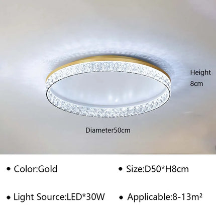 Plafonnier LED contemporain pour décoration intérieure élégante — LZ4X9T2