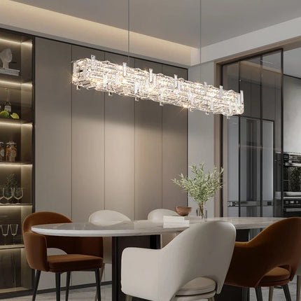 Lustre en cristal pour intérieur moderne et élégant — LZ4X9T