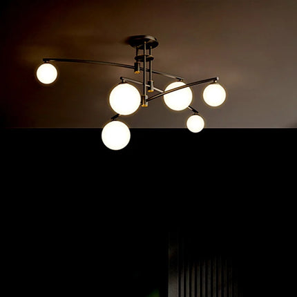Lustre suspension en verre style nordique pour intérieur — LZ4XJ9