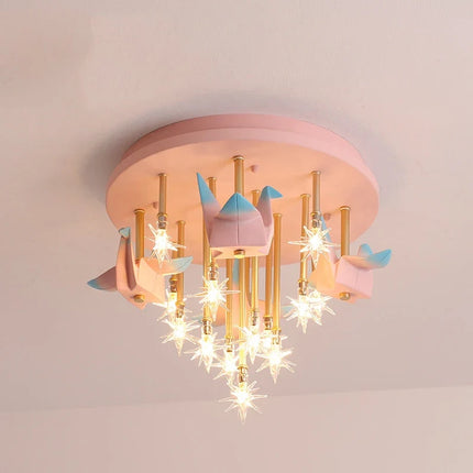 plafonnier moderne licorne étoiles décoration pour enfants intérieur