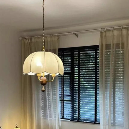 Lustre rétro en tissu lumineux pour décoration intérieure — LZ4X9P