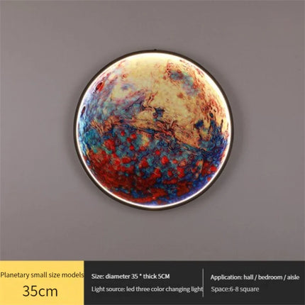 Applique murale LED en forme de lune pour décoration intérieure — LZ4X9T1