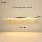 Argent L100cm / Feu tricolore