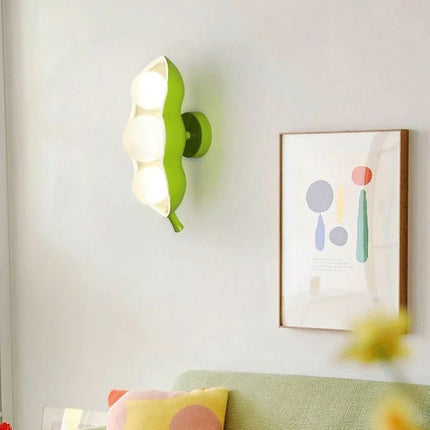 Lustre en verre à pois avec éclairage en résine créative — LZ4X9J
