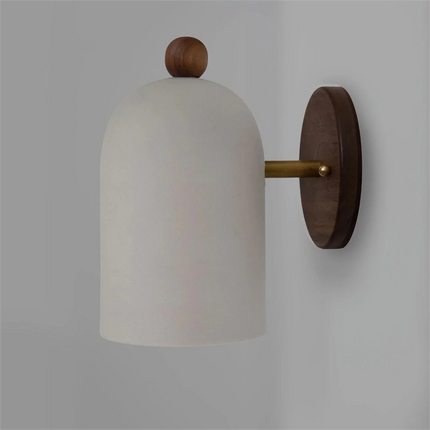 Applique murale en noyer style nordique zen wabi sabi — LZ4P9X2