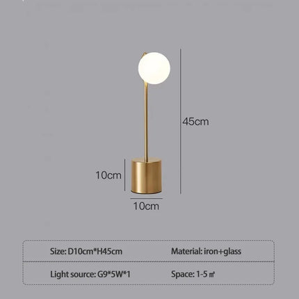 Lampadaire nordique à trois têtes en verre blanc design post-moderne — LZ4QJ7M