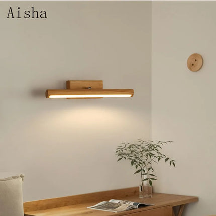 Applique murale LED en bois style nordique pour éclairage intérieur créatif — LZ4X9P7