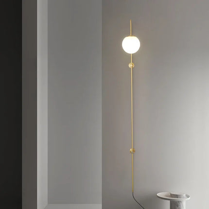 Applique murale minimaliste en laiton polyvalente — LZ4N7Q2