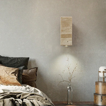 Applique murale LED en marbre style wabi sabi pour intérieur — LZ4X9Q2
