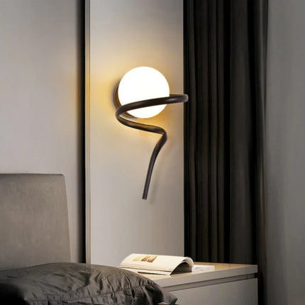 Applique murale ronde en verre au design moderne et créatif — LZ4X9P