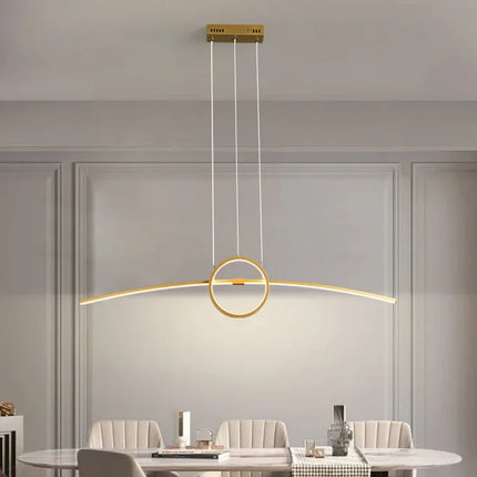 Suspension moderne avec éclairage LED pour maison connectée — LZ4P9XQ