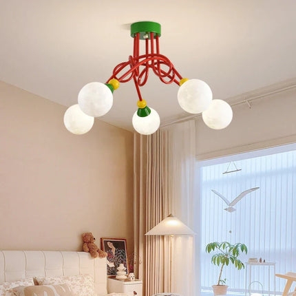 Plafonnier 3D lune bulle pour chambre enfant ambiance magique — LZ4X9Q