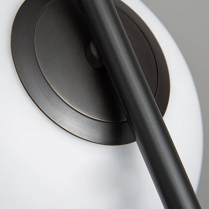 Suspension LED anneau en métal noir design — LZ4X9P7