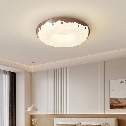 Plafonnier donut moderne au design simple et élégant girly — LZ4XJ9