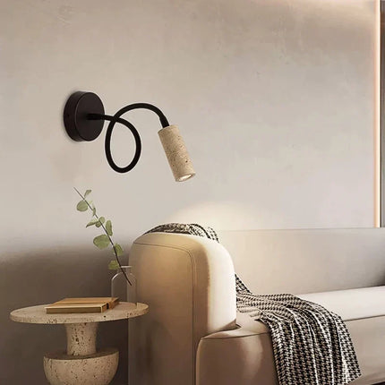 Applique murale design nordique effet marbre pour lecture et déco — LZ4X9T2