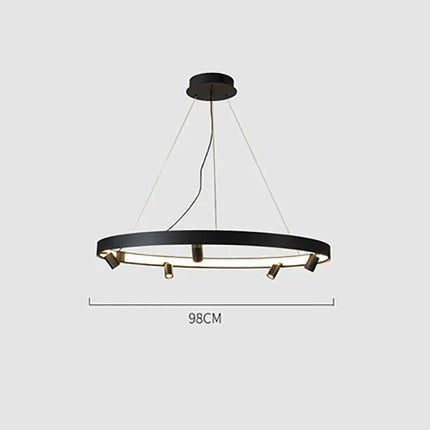 Suspension LED circulaire au design nordique moderne — LZ4X9P