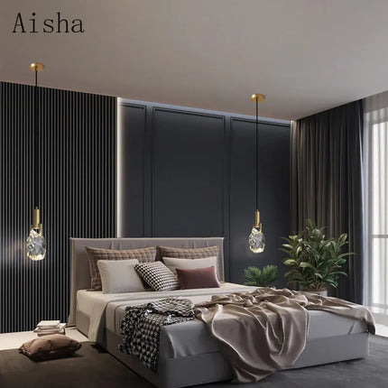 Suspension en cristal de luxe pour décoration intérieure raffinée — LZ4X9QJ2