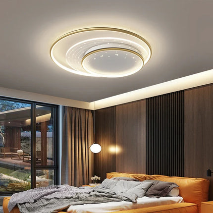 Plafonnier LED encastré étoiles au design romantique pour enfants — LZ4X9Q2M