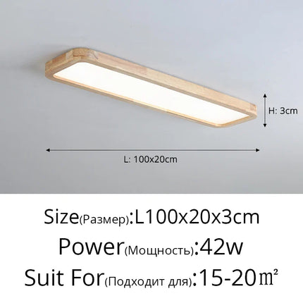 Plafonnier LED ultra-mince style nordique polyvalent — LZ4X9QJ