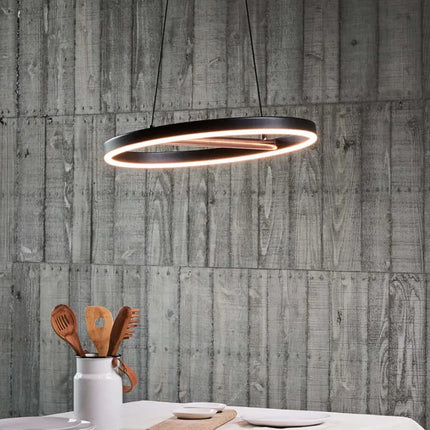 Suspension ronde à bande LED au design moderne danois pour intérieur — LZ7XQ2