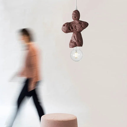 Suspension décorative en résine style wabi-sabi pour intérieur — LZ4QJ7M