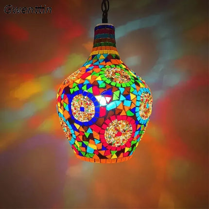 Lustre vase d'art bohème pour décoration intérieure artisanale — LZ4X9Q2