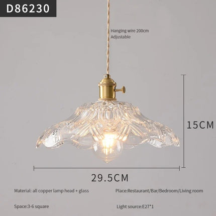 suspension moderne en laiton et verre pour intérieur