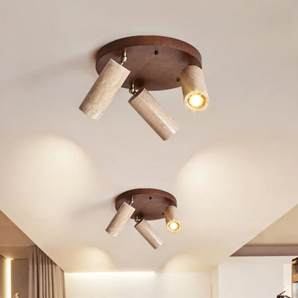 Plafonnier LED style japonais vintage pour intérieur et extérieur — LZ4X9M