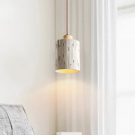 Suspension LED en ciment au style nordique moderne — LZ4X9P2Q