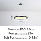 Or D80x2,5cm 90W / Blanc froid, pas de télécommande