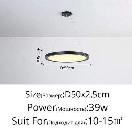 Lustre suspension doré style nordique pour salon et hôtel — LZ4D7X9