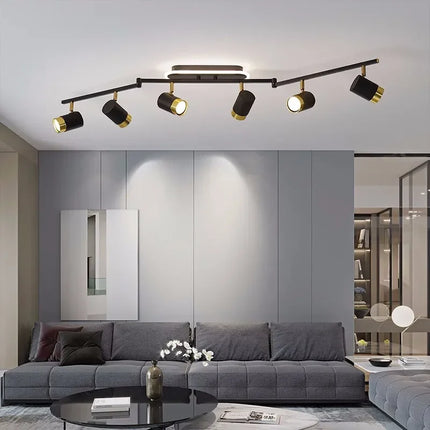 Plafonnier LED moderne avec bande lumineuse décorative pour intérieur — LZ4X9T
