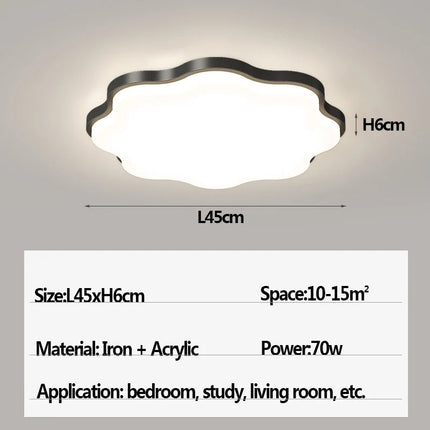 plafonnier moderne à leds pour éclairage intérieur suspendu