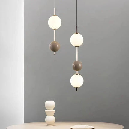 Suspension LED en verre à fil réglable 4000K — LZ4X9P2