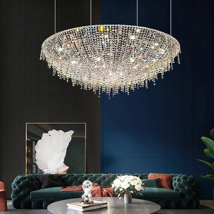 Lustre en cristal au design rétro pour décoration intérieure — LZ4QJ7