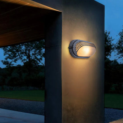 Applique murale LED rétro en aluminium étanche pour intérieur et extérieur — LZ4P9XQ