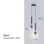 Noir 20 20CM / Blanc froid