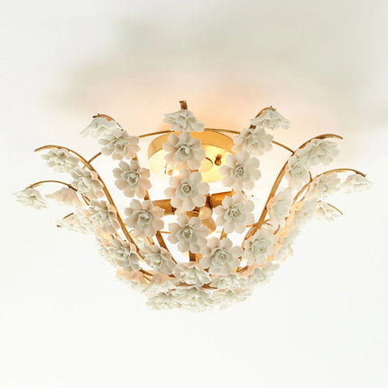 Lustre style empire rétro avec LED intégrée — LZ4X9M