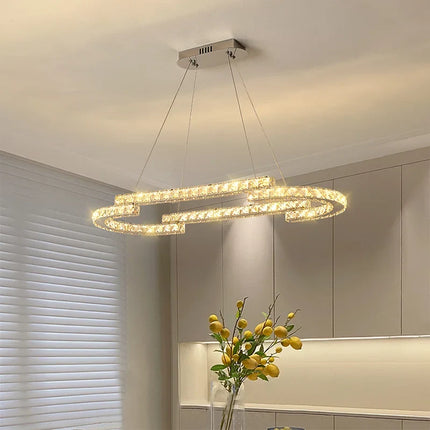 Lustre en cristal style italien pour décoration intérieure 2024 — LZQ7M2