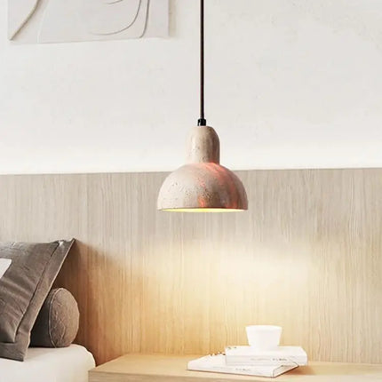 Suspension créative en pierre style wabi sabi pour restaurant et séjour — LZ4X9M2