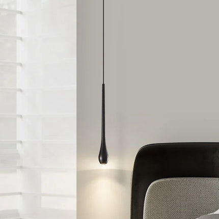 Suspension décorative en cuivre forme goutte d'eau moderne — LZ4T9X