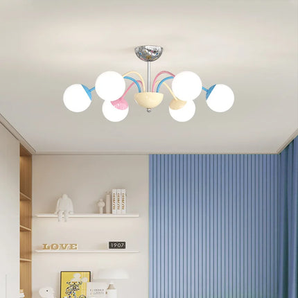 Lustre suspension moderne à bulles colorées pour intérieur — LZ4X9T1
